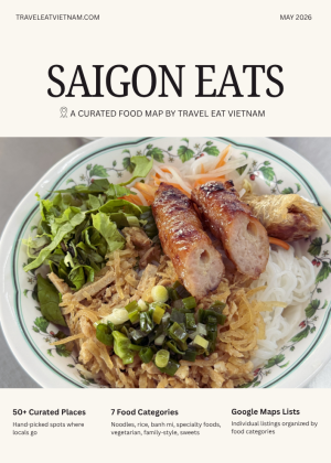 Cover of Saigon Eats Map